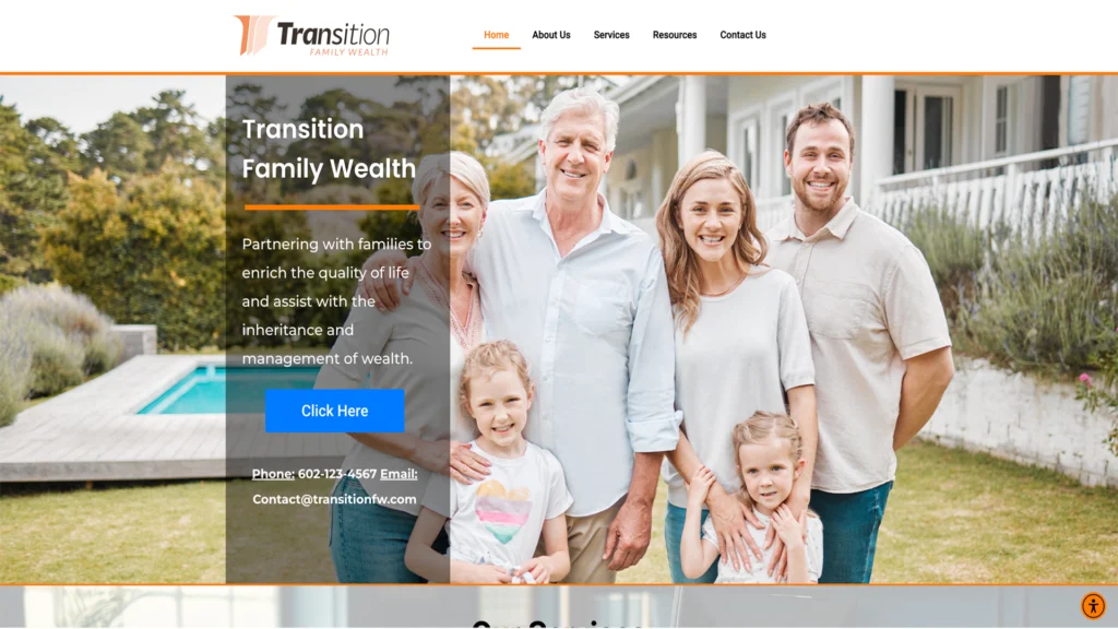 Homepage of Transition FW